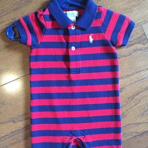 Ralph Lauren polo boys romper